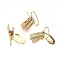 Lote de 10 piezas Clips de Metal para chupete de bebé, 1 '', 25mm, redondos, dorados, sin plomo - details 4