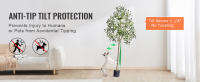 SucceBuy Árbol artificial, árbol en maceta falso verde realista para el hogar, la oficina, la decoración del almacén, interior y exterior - details 2