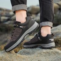 Zapatillas de senderismo al aire libre para hombre, zapatos de Trekking con cordones, para escalada de montaña, transpirables - details 2