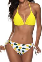 Traje de baño de vacaciones casual de bikini de tres puntos dividido para mujer profesional - details 65
