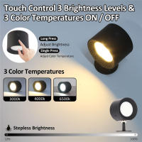 Luces de Pared LED RXUNS Lámpara de Esquina Cargable y Recargable 2000mAh Rotación de 360° - details 4