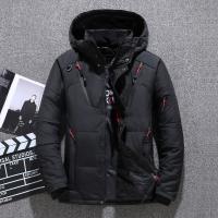 Chaqueta de plumón con capucha para hombre, cálida, gruesa, talla grande - details 0