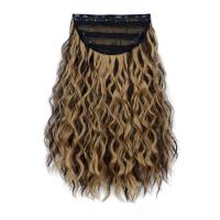 Extensiones de cabello con Clip de 18 pulgadas, permanente de maíz, pelo ondulado corto y rizado, peinado sin costuras, postizos gruesos invisibles - details 10