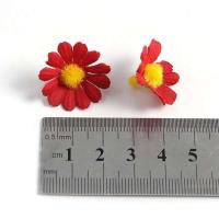 50 Uds. Cabezas de seda artificiales de 2cm para el hogar, ración de boda, accesorios para corona de novia DIY - details 5