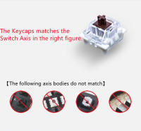 Teclas de ABS alemán de 108 teclas, transmisión de luz, perfil OEM, 61/87/104, diseño para teclado mecánico Cherry MX Axis - details 3