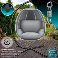 Hamaca de Lujo Marco y Cojín de Asiento Suave Cojín Lateral Cojín de Asiento y Respaldo Cesta - details 14
