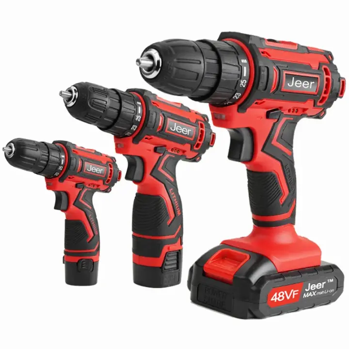 Taladro inalámbrico Naughty Bird 40N. M 25+1 Velocidad dual para battería Herramienta de potencia eléctrica Adecuado para mejoras del hogar y herramientas rotativas - 1