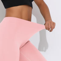 Hamidou-pantalones acampanados de Yoga para mujer, Leggings para Fitness, pantalones de cintura alta para levantar el trasero, pantalones de secado rápido para ciclismo y Fitness - details 21