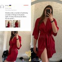 Bata de satén para mujer, lencería íntima, ropa de dormir sedosa, regalo de boda nupcial, bata de baño tipo kimono informal, camisón Sexy - details 23
