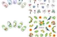 KADS-pegatinas de agua de flores para uñas, calcomanías 3D, transferencia de agua, tatuajes de uñas - details 3