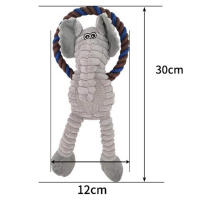 Juguete de Peluche para Perros Juguete Interactivo Resistente a Mordiscos Limpieza Dental - details 7