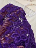 Body de Encaje Verde Esmeralda con Detalles Recortados y Bordes Festoneados – Body Sensual para Mujer, Mezcla Suave de Poliéster, Lavado a Mano, Ropa Romántica |   Diseño Elegante en Encaje con Bordados Festoneados - details 20