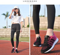 Zapatillas de correr de malla transpirable para mujer, Tenis ligeros para exteriores, zapatillas deportivas informales para caminar - details 16