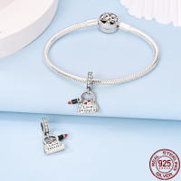 Cuentas de Joyería de Plata Esterlina 925 en Forma de Cangrejo Azul para Mujeres Apto para Pulseras de 3mm Joyería de Moda 2022 - details 6