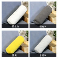 Almohada de lino de Color sólido, almohada de caramelo, almohadas de refuerzo, almohadas de embarazo, almohada para el cuello para el hogar, cama, sofá, cojín de 15x15x40cm, gris - details 8