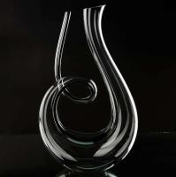 Separador de vino creativo en espiral de cisne de cristal de alta calidad, botella de champán para bar en casa, 1500ml - details 0