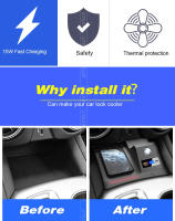 Cargador inalámbrico para automóvil de batería de teléfono móvil Qi Accesorios de Chevrolet Blazer Modificación de producto automotriz 2020 2021 2022 Fabricado en China - details 1