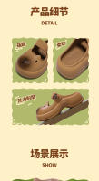 Kapibara agujero zapatos de las mujeres nuevo verano desgaste Mary Jane sandalias de playa bolsa cabeza media zapatillas - details 7