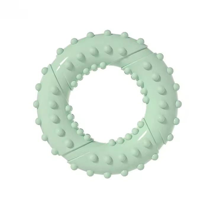 Juguetes para mascotas nuevos dientes roedores TPR productos para perros juguetes nuevo anillo doble auto-hola juego de juguetes para perros - 1