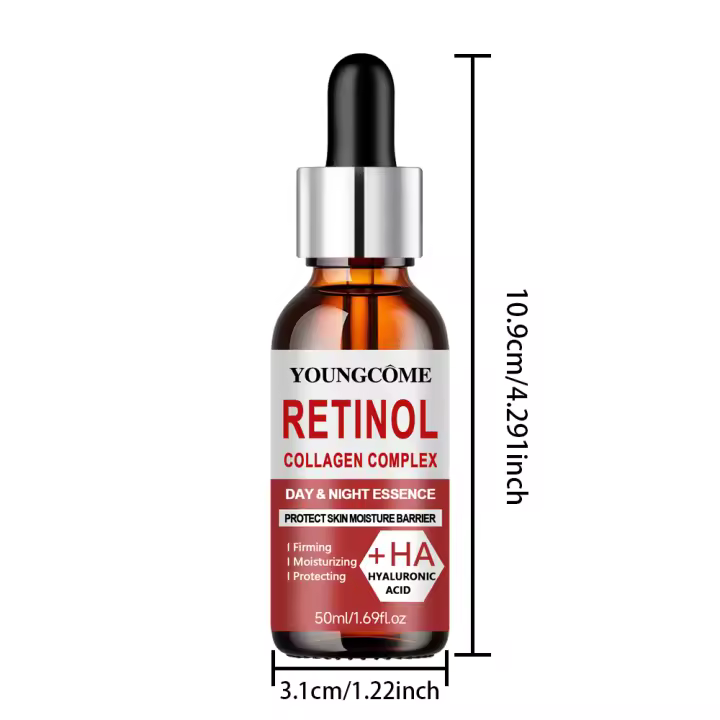 Suero de día y noche con retinol. Suaviza las arrugas. Hidrata profundamente la piel. Hidratante Antiarrugas. El envejecimiento reduce los poros. - 1