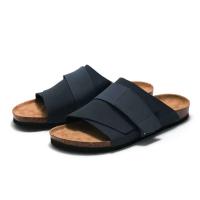 YIHE MS-013 Zapatillas de cuero hechas a mano para hombre, estilo clásico oriental, diseños del Golfo, informales, planas, antideslizantes para exteriores - details 1