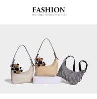 Bolso bandolera retro de un solo hombro, nueva bolsa tejida de hierba estilo casual para vacaciones, bolso de playa simple tipo bandolera. - details 2