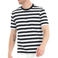 Camisetas con gráficos simples a rayas para hombre, camisetas informales de manga corta con estampado 3D, ropa de calle de moda, camisetas de gran tamaño - details 1