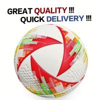 Balón De Fútbol Duradero De Tamaño 5, Balón De Fútbol Sin Costuras Para Entrenamiento Y Competición Con Bolsa De Hilo Y Aguja - details 0