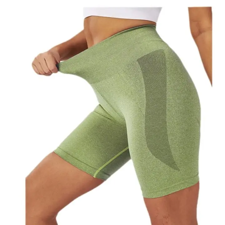NVGTN pantalones cortos sin costuras para mujer, Shorts de entrenamiento con realce de glúteos, ropa deportiva para Fitness, gimnasio, Yoga - 1