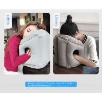 Almohada de Viaje Inflable Mejorada Soporte de Cuello para Descanso en Aire y Oficina - details 14