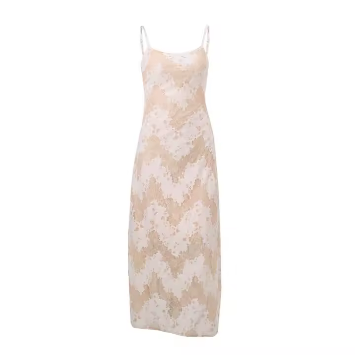 BUNO-vestido estampado elegante Y2K para mujer, vestido de verano sin mangas con espalda descubierta y tirantes finos, vestidos de fiesta, bata suave francesa 2025 - 1