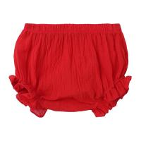 Pantalones cortos de verano para niñas, bombachos de algodón suave y lino, Color sólido, 6 a 24 meses, novedad de 2025 - details 2