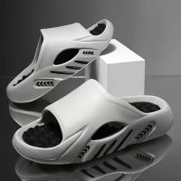 OURANNI Zapatillas deportivas ligeras con estampado de dibujos animados para hombre, para interior/exterior, para ducha, vacaciones en la playa, modernas y versátiles para uso diario informal de parejas, estructura duradera de EVA, diseño unisex - details 16