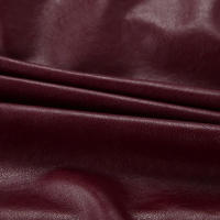 Abrigo grueso de piel sintética para mujer, ropa de calle de color rojo vino con solapa y cremallera, Túnica para otoño, 2024 - details 11