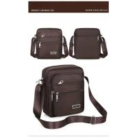 Bolsos cruzados impermeables para hombre, bolsos de hombro de nailon para hombre, bolso de mensajero para niño, bolsos de hombre para viaje, bolso grande informal, bolsos grises - details 3