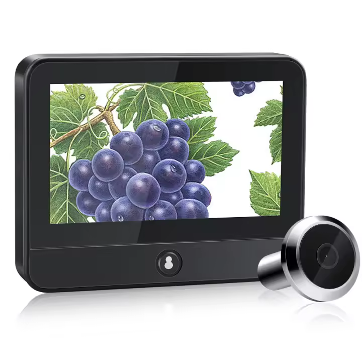 1080P Tuya Timbre Cámara PIR Detección de Movimiento Timbre Wifi Visión Nocturna Mirillas Monitor de 4,3 pulgadas - 1