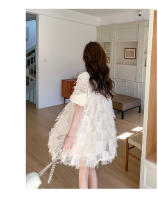 Vestido de Parche de Flecos de Alta Gama para Mujer Verano 2025 Estilo Francés, Vibe de Princesa Joven - details 3