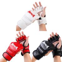 1Pair Thick Boxing Gloves MMA Gloves Half Finger - details 9