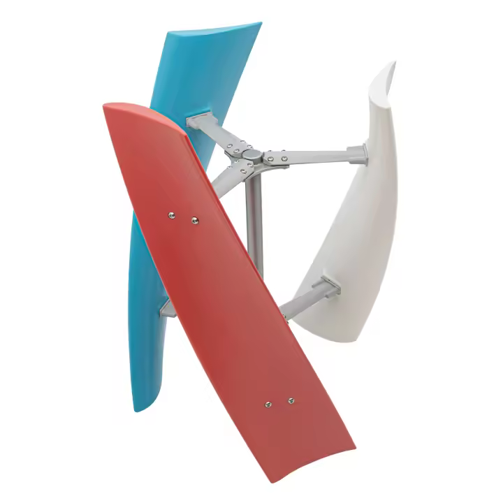 Turbina de Viento IP67 400W 12V con Generador de Imán Permanente Sin Núcleo y Tres Aspas de Fibra de Vidrio de Alta Resistencia Bajo Ruido Adecuado para Barcos Casas de Campaña - 1