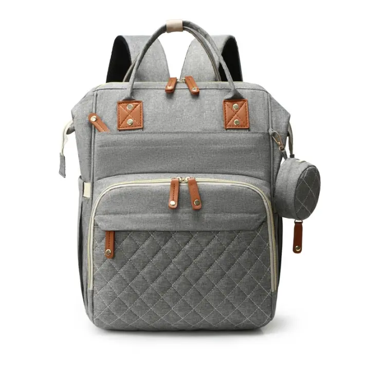 Bolsa de Viaje Impermeable Multifuncional de Gran Capacidad Bolsa Bandolera Elegante para Mamá con Cochecito del Bebé - 1