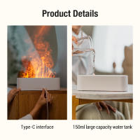 Difusor de Aroma de llama 2023, humidificador de aire ultrasónico, generador de niebla fría, nebulizador de aceite esencial, lámpara de aromaterapia para el hogar y la Oficina - details 5