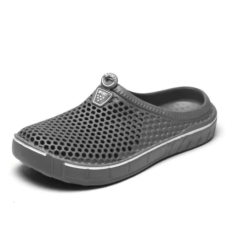 Zapatillas de playa para hombre, chanclas informales huecas para exteriores, antideslizantes, talla 36-45 - 1