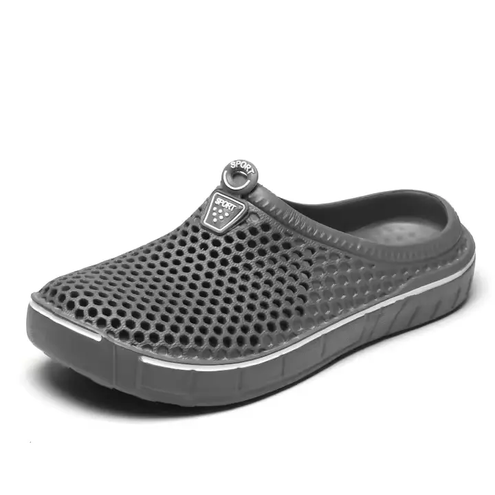 Zapatillas de playa para hombre, chanclas informales huecas para exteriores, antideslizantes, talla 36-45 - 1