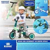 Bicicleta de Equilibrio, Triciclo para niños de 1 año a 5 Años, Capacidad de Carga hasta 25kg, Incl. Manillar/Barra de Seguridad/Cinturón de Seguridad/Timbre/Espejo. - details 43