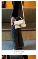 Bolso de mujer de la marca Hong Kong2025Nueva Bolsa Cuadrada Pequeña Acolchada de Alta Gama, Bolso de Hombro Cruzado Blanco - details 5