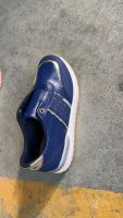 Zapatillas de deporte con plataforma para Mujer, zapatos deportivos informales de cuero con retales, vulcanizados para correr al aire libre, 2023 - details 13