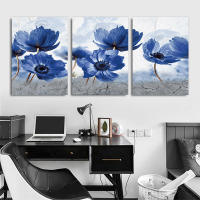 DHROOM Arte de Pared Moderno de Lienzo Pinturas de Flores Silvestres al Agua Nórdica - details 2