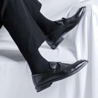 Zapatos de mujer de cuero informales transpirables de oficina de moda de cuero para hombre - details 3