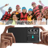 Funda de silicona para cámara deslizante para Samsung Galaxy S25, S24, S23, S22, Ultra Plus, Ultra - details 8