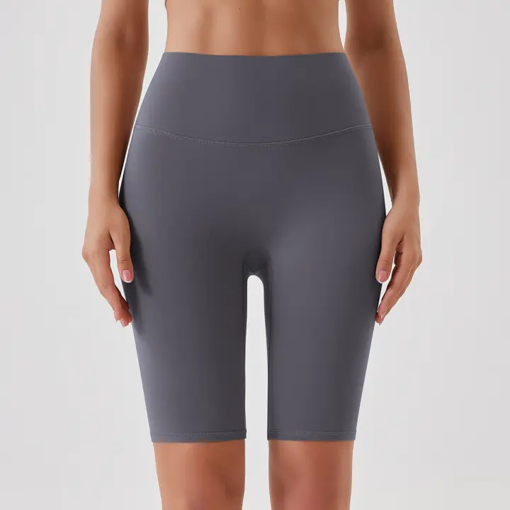 Hamidou-pantalones cortos de Yoga para mujer, mallas deportivas transpirables, de cintura alta, para entrenamiento y gimnasio - 1